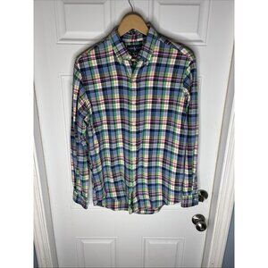 Ralph Lauren Medium Plaid long sleeved button down